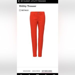 Cabi Utility trouser. Worn once! Size 14. Great summer coral color! Lightweight
